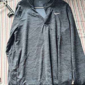 Blue striped large Nike Dri fit advent health long sleeve jacket